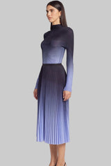 Issey Miyake Plissé Pleated Top Black/Sky Color - IsseyMiyakePleats