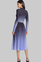 Issey Miyake Plissé Pleated Top Black/Sky Color - IsseyMiyakePleats