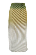 Pleatsart Wrinkle-Free Travel-Friendly Gradient Pleats Pencil Skirt