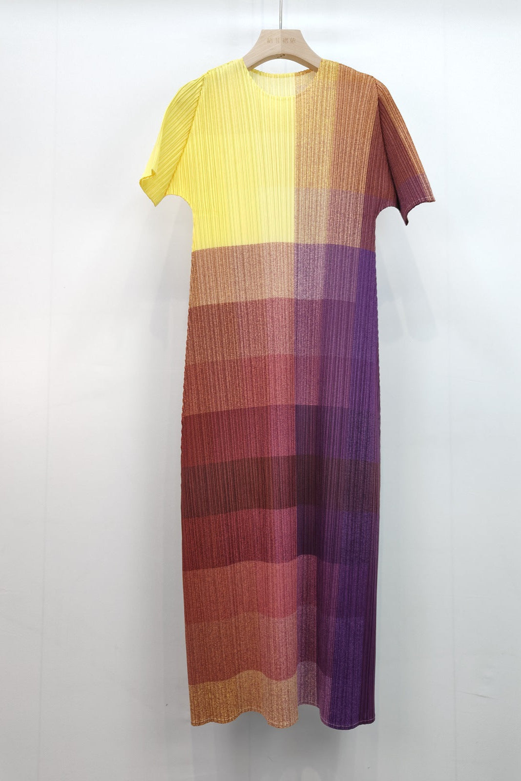 Issey Miyake Pleats Please Rainbow  Large Size Slimer Dress IsseyMiyakePleats