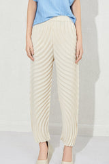 Counter new heavy industry pressed straight pants women's 2025 Miyake new annual ring pleats fashion and versatile pleated trousers IsseyMiyakePleats