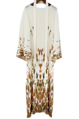 Pleated Printed Lace-Up Straight Dress – Elegant and Modern Women’s Style