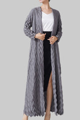 Pleats Please Lace-Up Trench Coat – Plus-Size Friendly Pleated Mid-Length Jacket