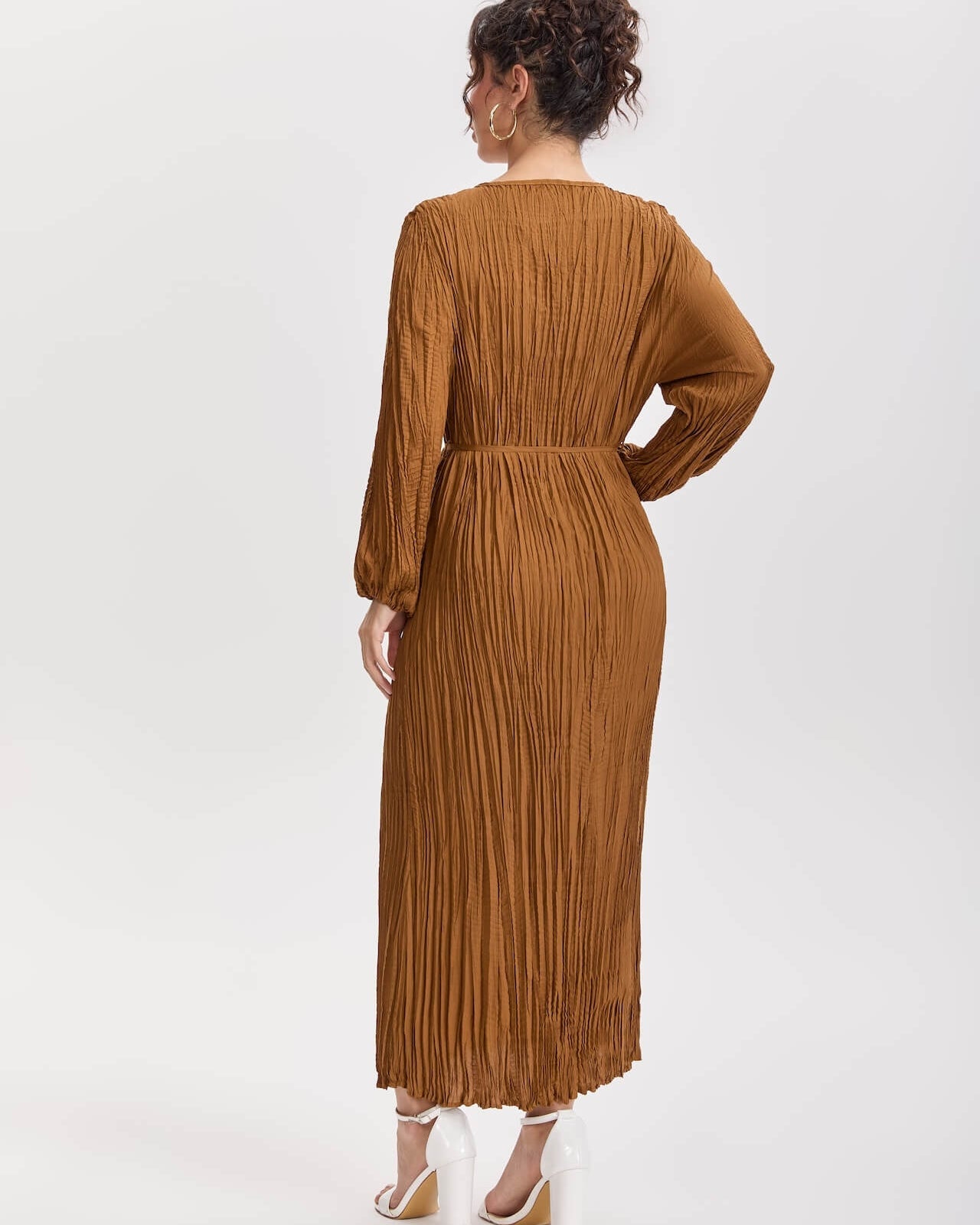 Pleatsart Wrinkle-Free Travel-Friendly Pleats Long Dress