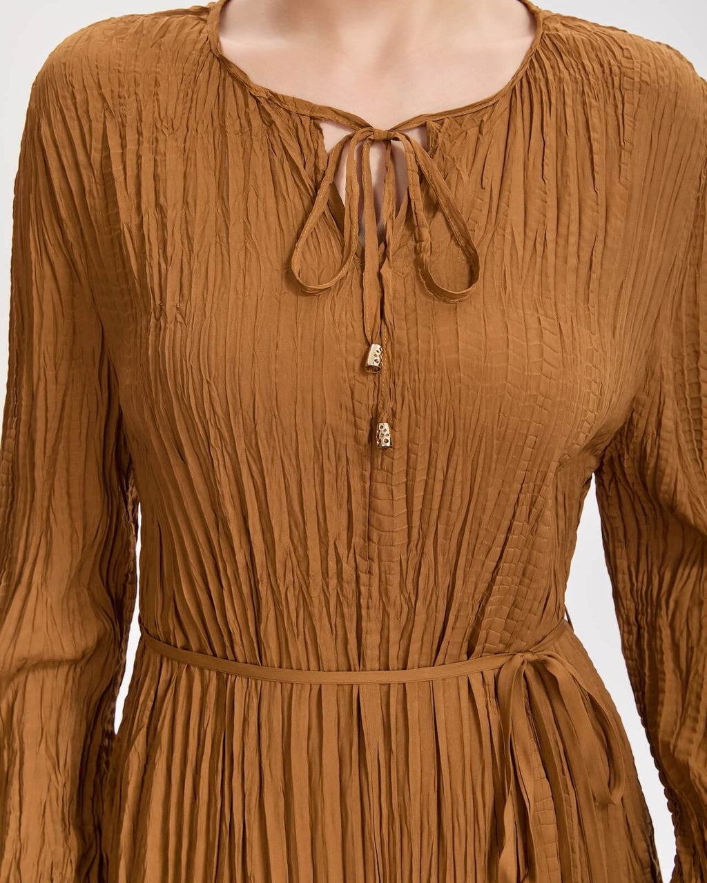Pleatsart Wrinkle-Free Travel-Friendly Pleats Long Dress