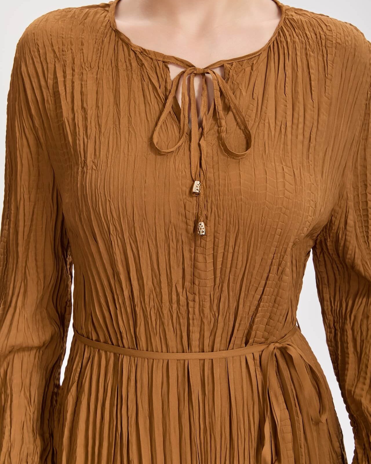 Pleatsart Wrinkle-Free Travel-Friendly Pleats Long Dress