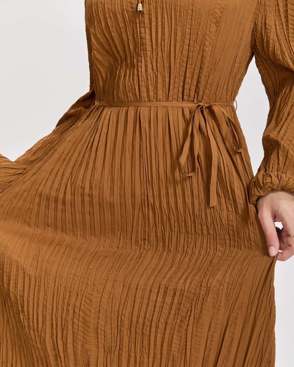 Pleatsart Wrinkle-Free Travel-Friendly Pleats Long Dress
